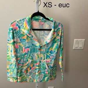 Lilly Pulitzer XS excellent used condition pullover popover